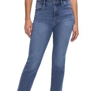 GOOD AMERICAN Good Legs Straight Leg Stretch Jeans